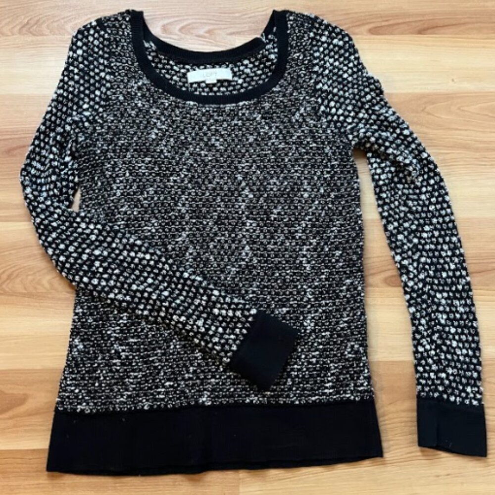 LOFT tweed sweater
